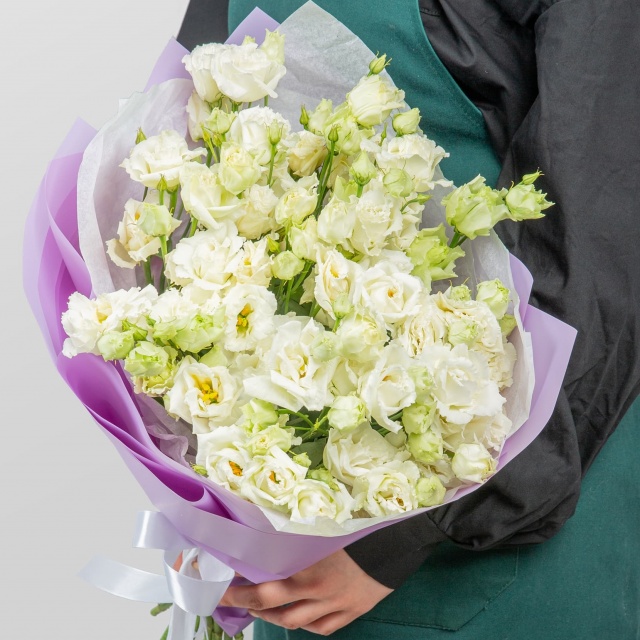 Букет из Эустомы «Элегия чувств» Букет из Эустомы «Элегия чувств»