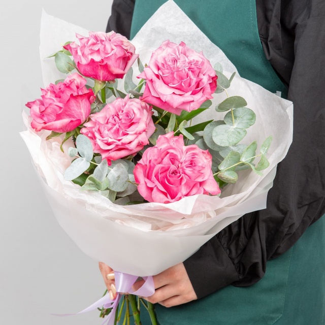 Букет Роз Эквадор «Касание нежности»