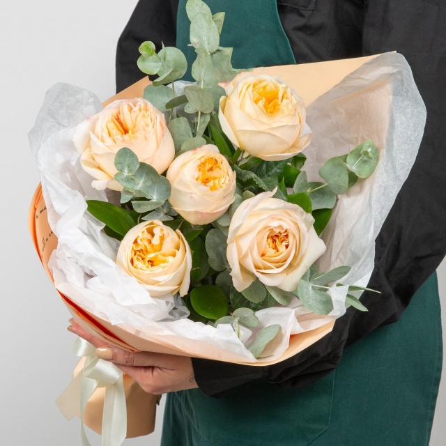 Букет из Роз Эквадор «Нежность в каждом лепестке»