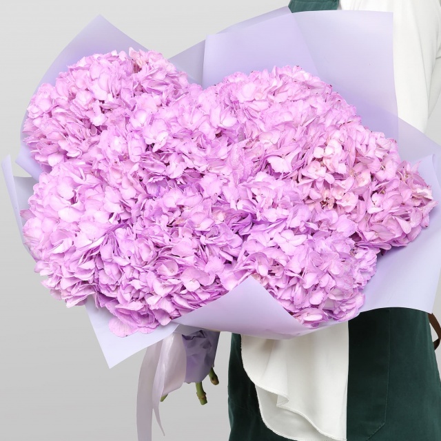 Букет из Гортензий «Небесная гармония»