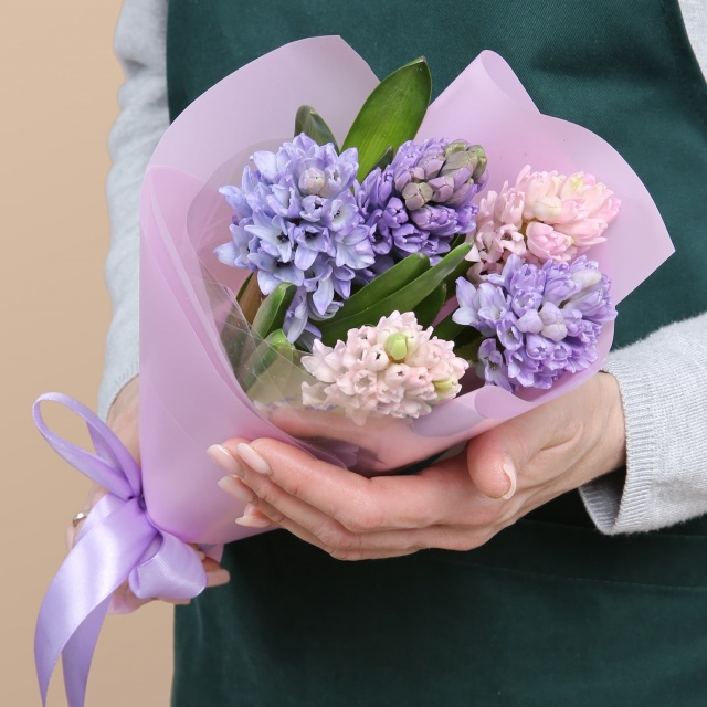 Букет Гиацинтов «Туманное утро»