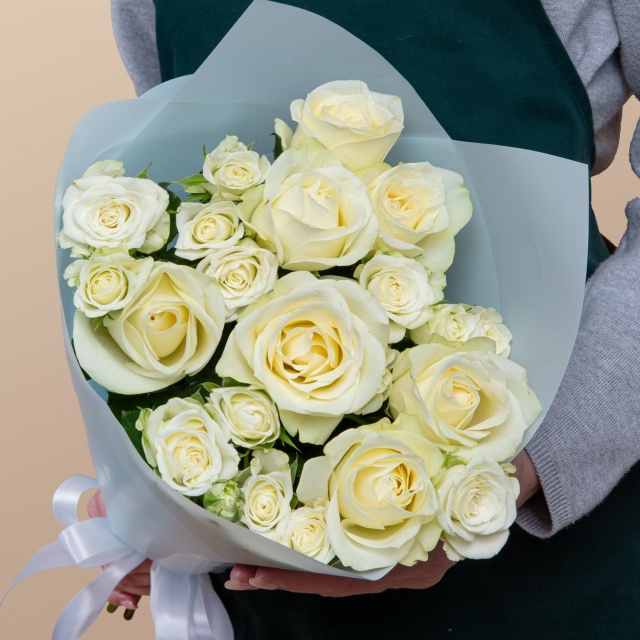 Букет из Роз «Хрустальная сказка»