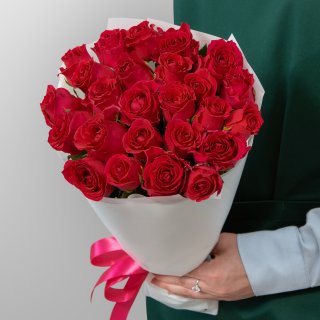 Букет Роз Кения 25 шт «Легенда о любви»