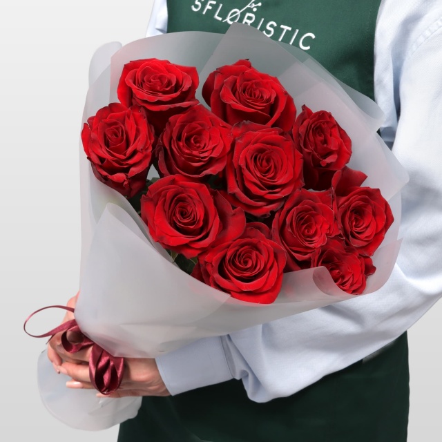 Букет Роз Эквадор 11 шт «Сила притяжения»