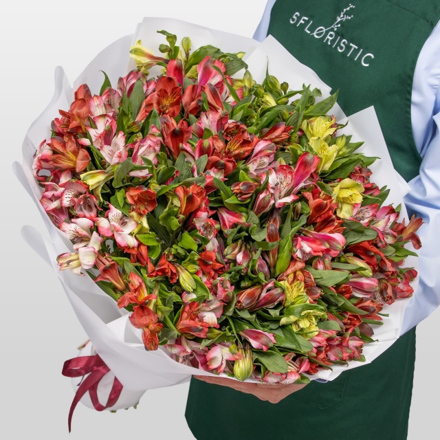 Букет Альстромерий «Сердце в цвету»