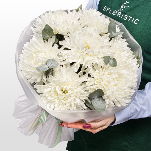 Букет Хризантем «Глоток воздуха»