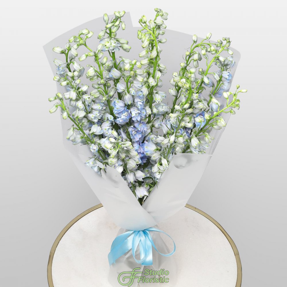 Букет из Дельфиниума 15 шт «Летний Дождь» Букет из Дельфиниума 15 шт «Летний Дождь»
