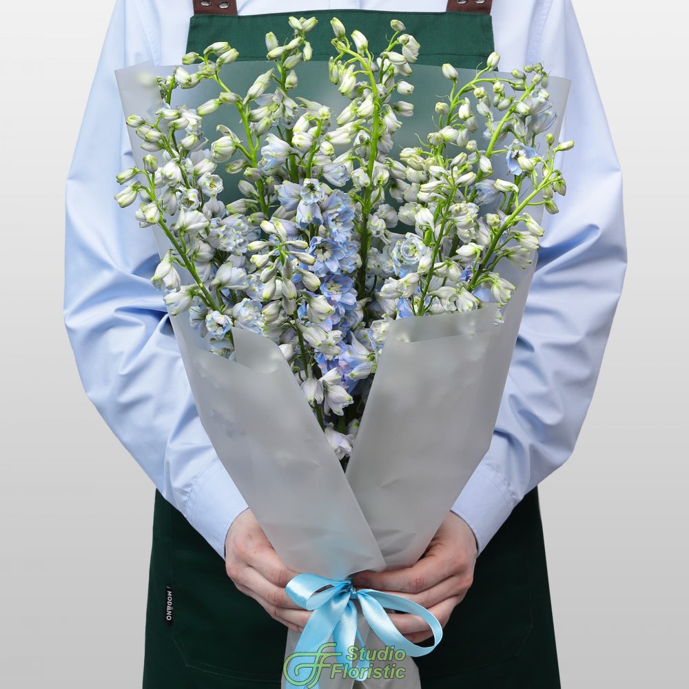 Букет из Дельфиниума 15 шт «Летний Дождь» Букет из Дельфиниума 15 шт «Летний Дождь»