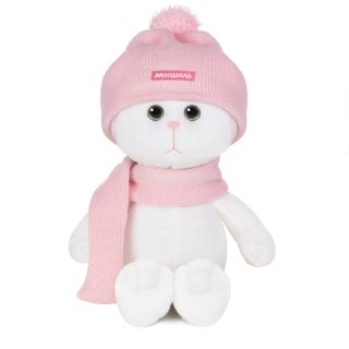 Мягкая игрушка Мышель в Розовой Шапочке и Шарфике Мягкая игрушка Мышель в Розовой Шапочке и Шарфике