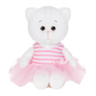 Мягкая игрушка Мышель в Полосатом Розовом Платье с Бантиком Мягкая игрушка Мышель в Полосатом Розовом Платье с Бантиком