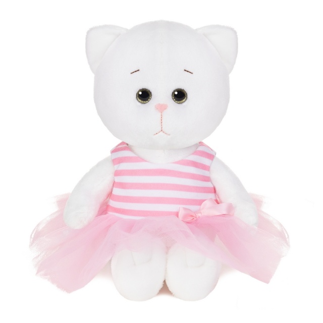 Мягкая игрушка Мышель в Полосатом Розовом Платье с Бантиком Мягкая игрушка Мышель в Полосатом Розовом Платье с Бантиком