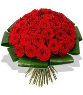 Роза 60 см Красная романтик